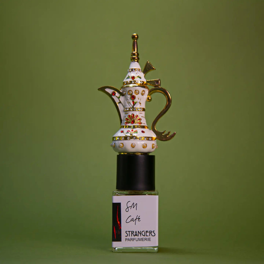 Coffee themed perfumes SM Cafe by Strangers Bloom Perfumery London